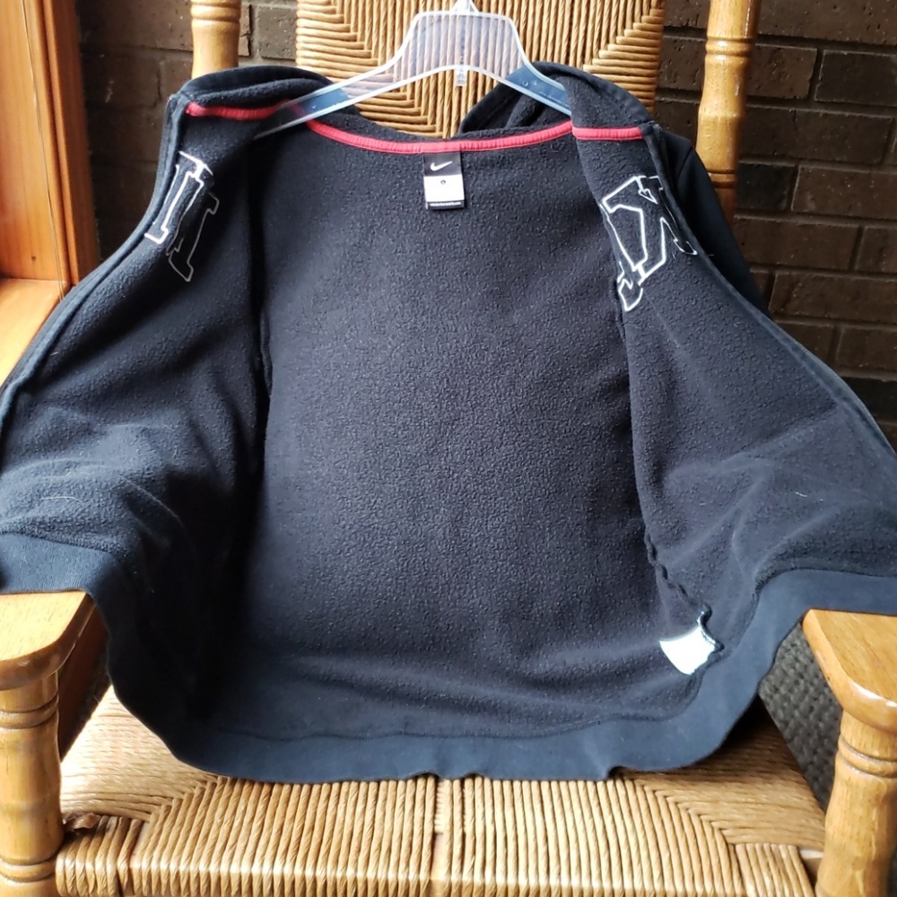 Nike zip up hoodie, blue/red, size youth L - Picture 3 of 8